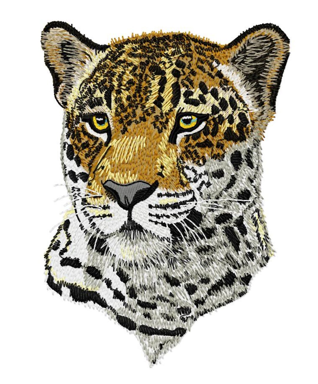 LEOPARD - Single Machine Embroidery Design for 5x7