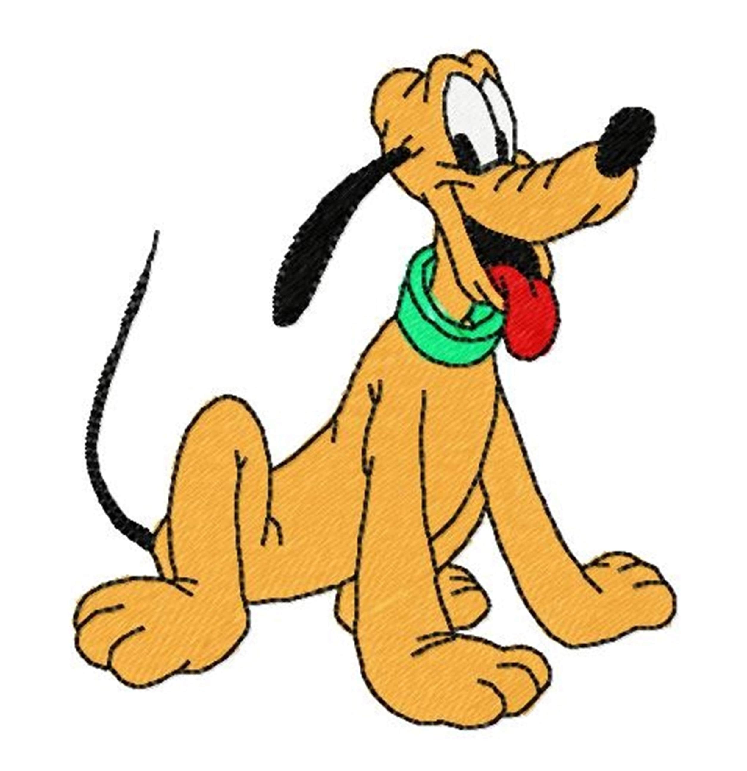 PLUTO - Single Machine Embroidery Design for 4x4