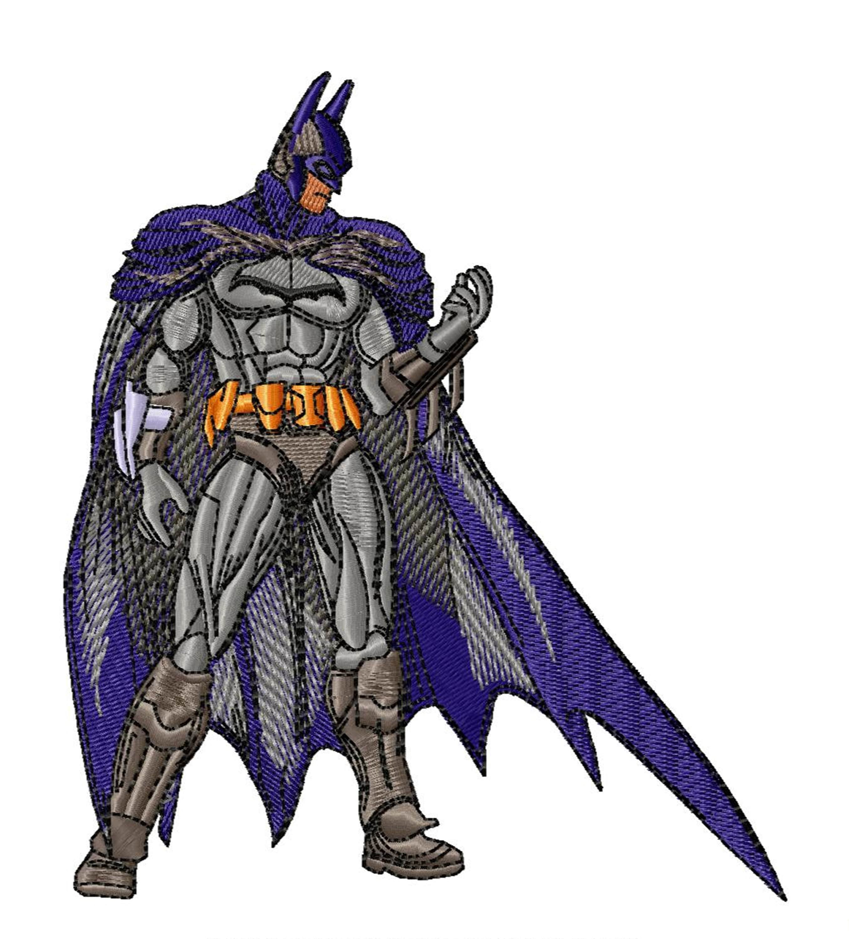 SUPER HERO - Single Machine Embroidery Design for 5x7" hoop in 8 formats **Read Description**