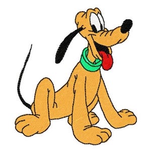 PLUTO - Single Machine Embroidery Design for 4x4" hoop in 8 formats **Read Description**