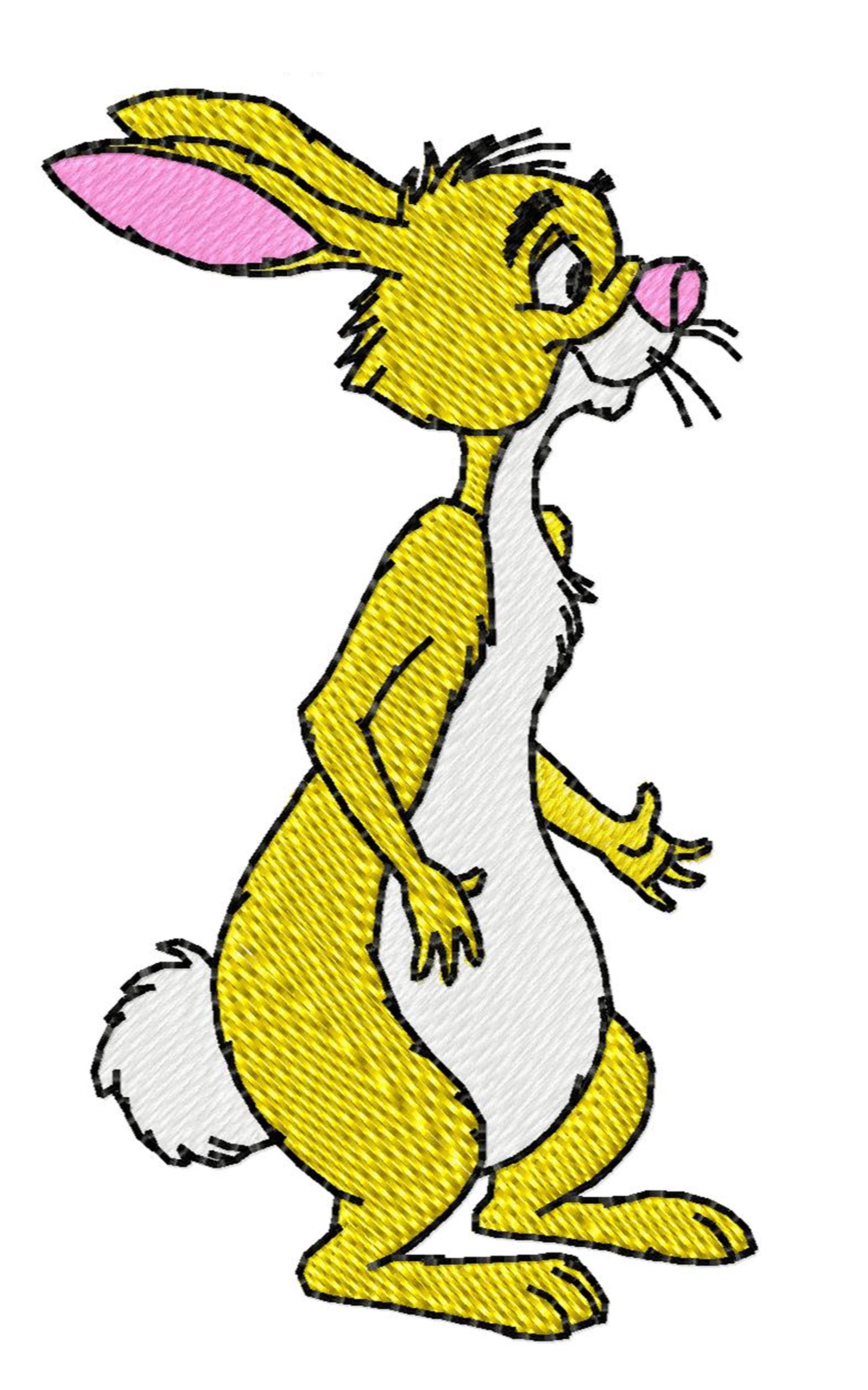 RABBIT - WINNIE THE Pooh - Single Machine Embroidery Design