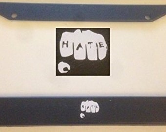 Mma Mixed Martial Arts License Plate Frame Tag Holder