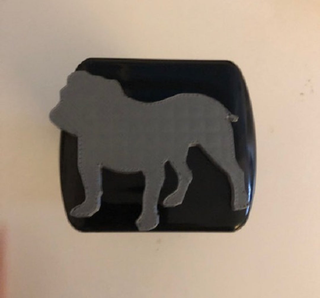 American Bulldog in 3D Black With Grey 2 Inch Trailer Hitch - Etsy American Bulldog in 3D Black With Grey 2 Inch Trailer Hitch - Etsy