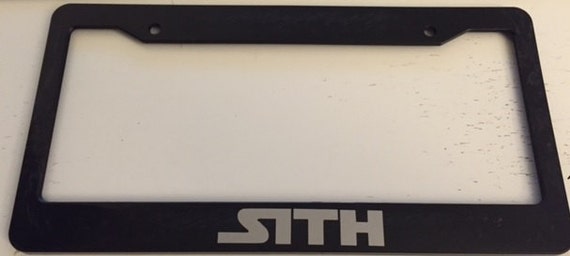 darth vader license plate frame