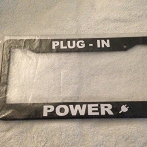 Electric License Plate Frame Etsy