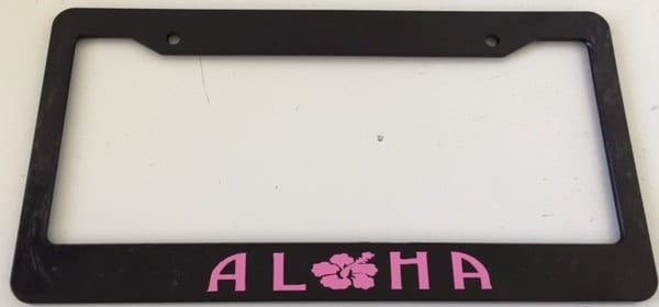 Funny License Plate AUCCMORLY 2 Pcs Set Mountains License Plate Frame Stainless Steel Frame Holder Deer... Funny Plate Frame