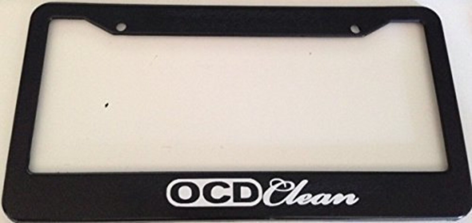 Jdm Style OCD Clean Black License Plate Frame Flex Fuel Etsy