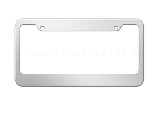 Metal License Plate Frame Cali California Girl Car Accessories Chrome