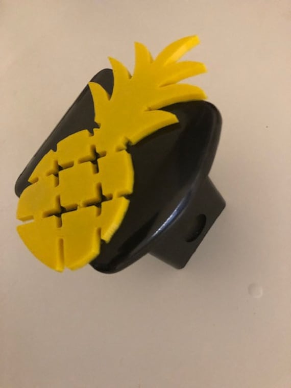 Pineapple Trailer Hitch Cover on Black Electronics & Accessories Car