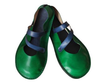Buty boso o naturalnym kształcie stopy, buty uziemiające na wymiar, baletki, baletki z zerowym spadkiem, damskie buty z szerokimi noskami