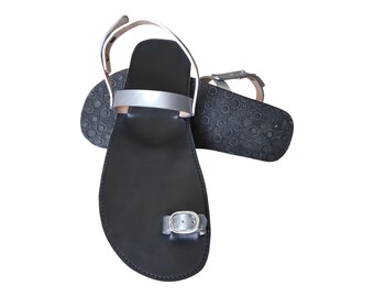 Sandały Barefoot na zamówienie dla kobiet, skórzane szerokie sandały, minimalistyczne buty, zrównoważone sandały Barefoot, sandały z paskami
