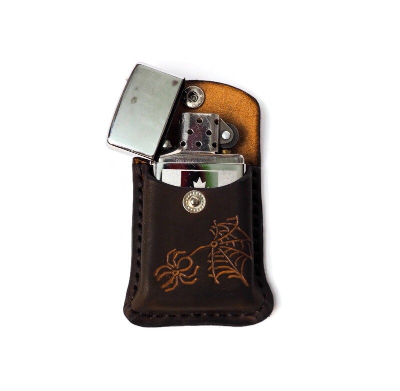 Personalized Lighter Zippo Case Zippo Case Leather Lighter Etsy
