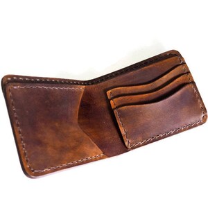 Porta-cartões de visita em couro, Carteira com bolso frontal, Carteira bifold, 50º aniversário, Carteira gravada, Porta-cartões de crédito, Carteira fina