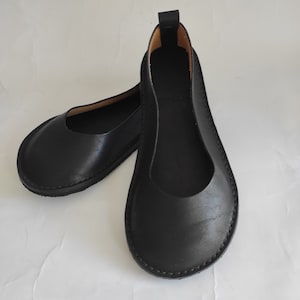 Natural foot shape barefoot shoes, Custom size minimalist shoes, Ballet shoes, Zero drop ballet shoes, Women wide toe box shoes image 7