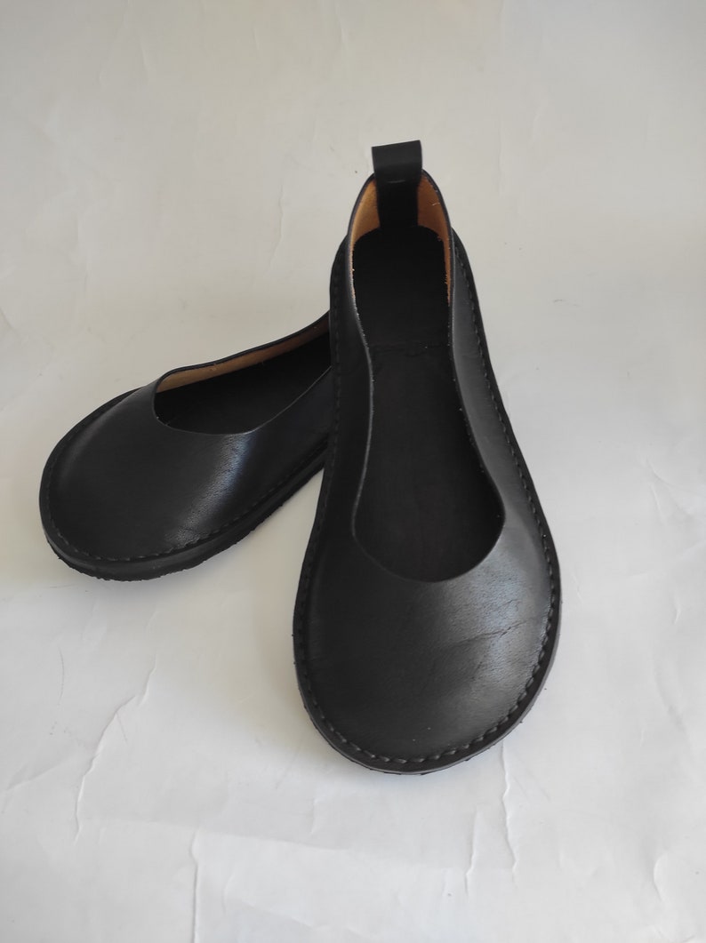 Natural foot shape barefoot shoes, Custom size minimalist shoes, Ballet shoes, Zero drop ballet shoes, Women wide toe box shoes image 7