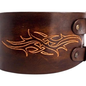Pulsera de cuero personalizada, brazalete estilo Johnny Depp, pulsera para hombre con grabado personalizado
