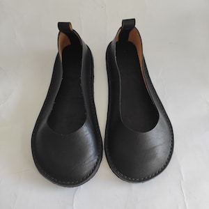 Natural foot shape barefoot shoes, Custom size minimalist shoes, Ballet shoes, Zero drop ballet shoes, Women wide toe box shoes image 2