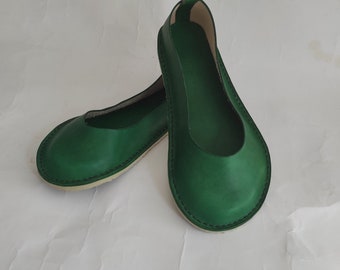 Custom size barefoot shoes, Natural foot shape minimalist shoes, Ballet shoes, Zero drop ballet shoes, Women wide toe box shoes