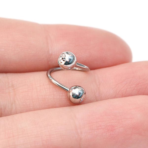 Small Gauge Belly Button Rings Etsy