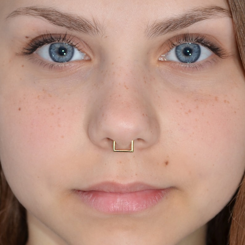 SEPTUM RING / Nose Ring Septum Piercing 16g Cartilage Etsy