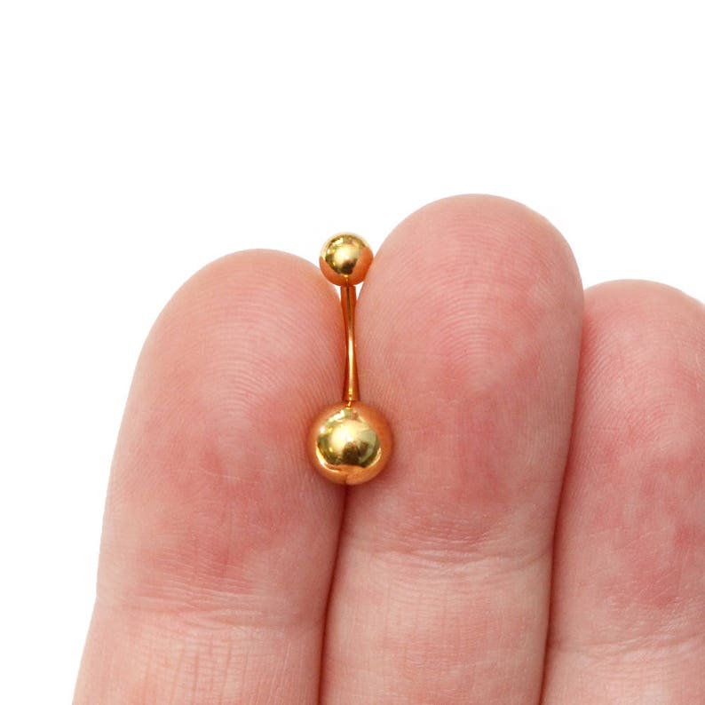 BELLY JEWELRY / Gold Belly Button Rings Navel Piercing Etsy