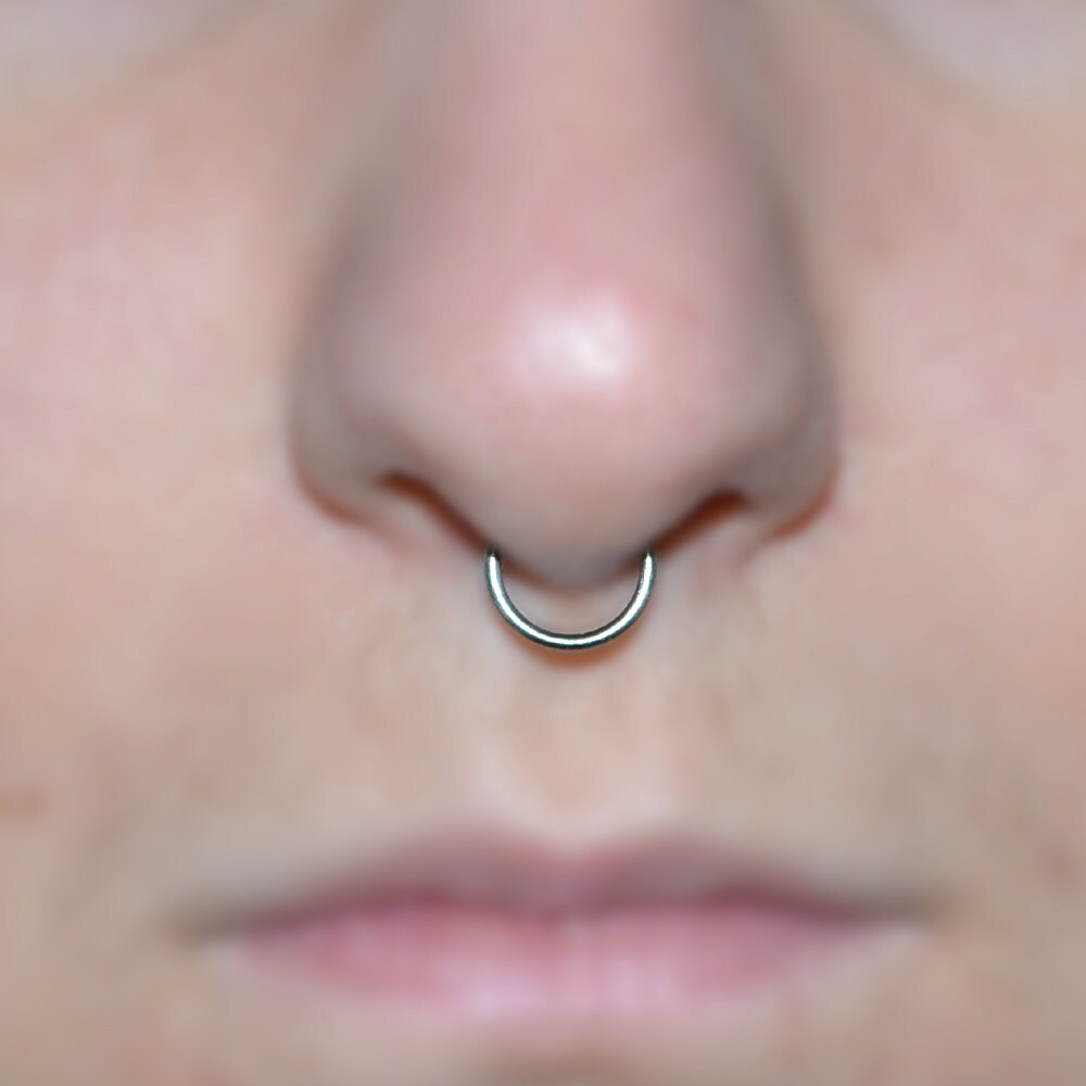 SEPTUM CUFF / faux septum ring fake septum ring fake Etsy