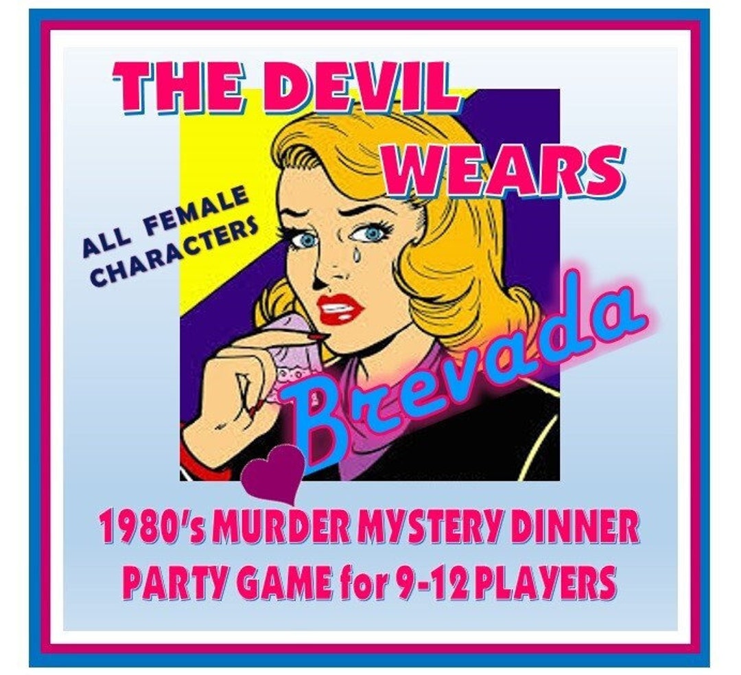 All Girl Celebrity Murder Mystery Party Game For Halloween