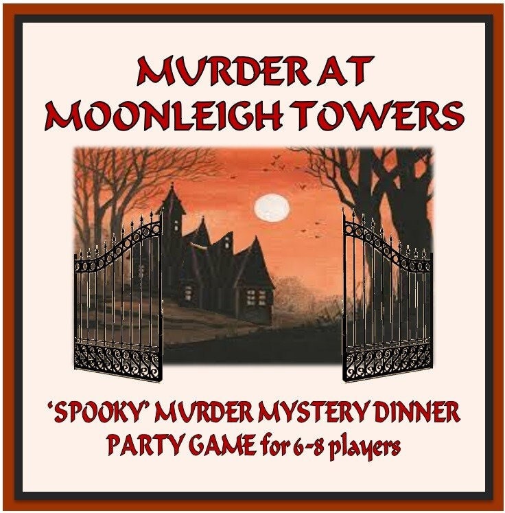 Host A Spooky Murder Mystery Dinner Party Game For Etsy