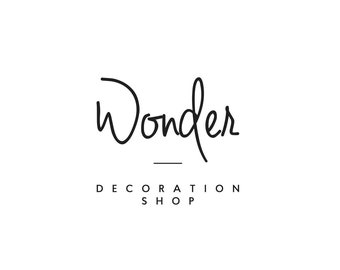 Premade Hand written Logo Design, Affordable Logo Design, Font Logo Design, Decoration Logo, Modern Logo Design, Blogger, Simple Text Logo