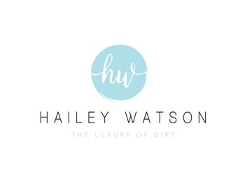 Premade Logo and Watermark Photography Logo Design, Premade Circle Logo, Predesigned Logo, Premade Logos Blog, Website Logo Design, Blogger