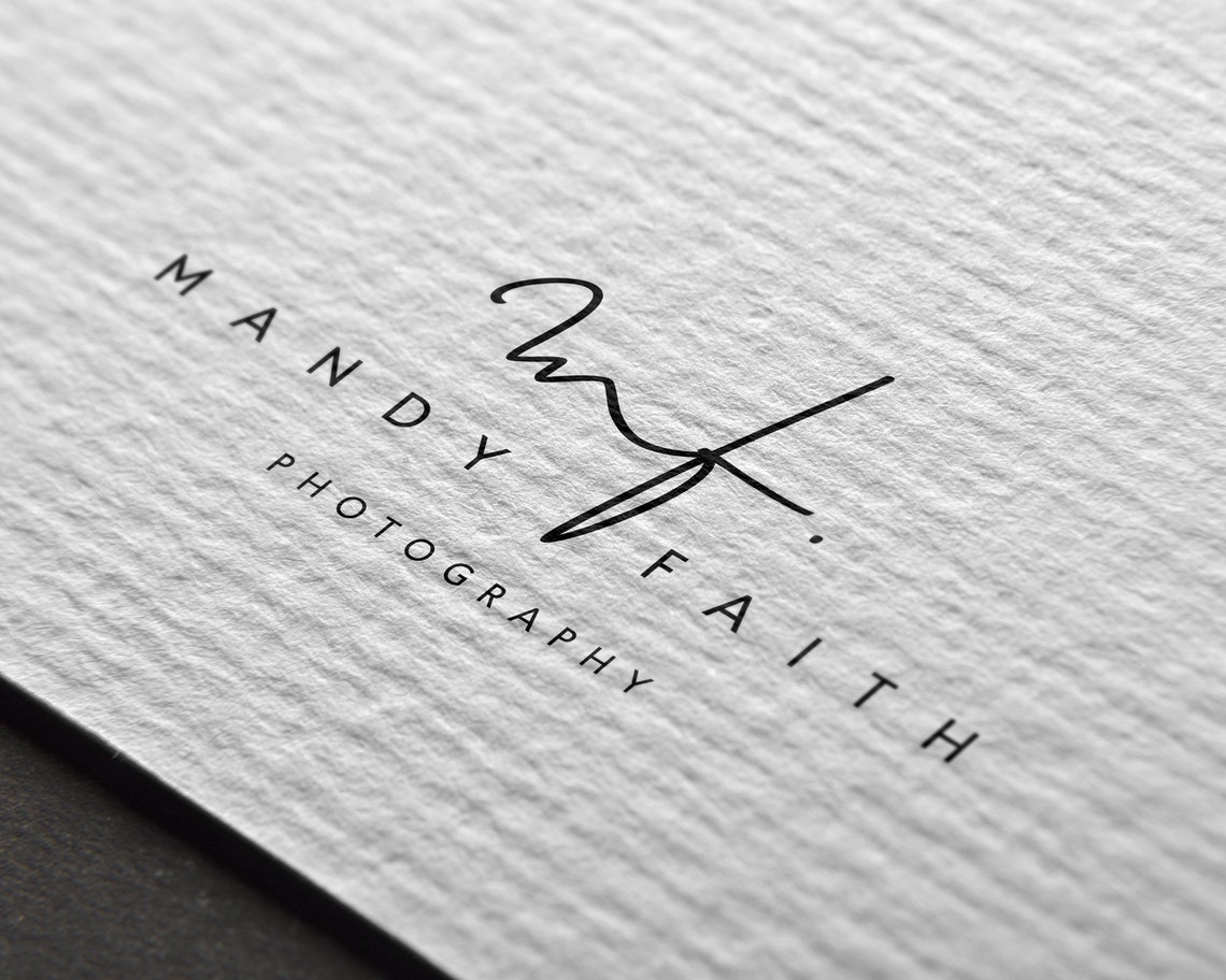 Professional Business Logo Cursive font Logo Signature Logo | Etsy