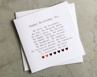 Cute Birthday Card | Etsy