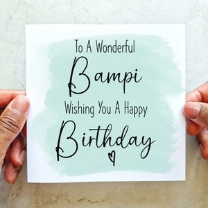 Bampi Birthday Card - Birthday Card For Bampi - Birthday Card - Card For Bampi - Bampi Birthday Card - Welsh Grandad Birthday