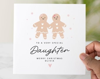 Personalised Daughter Christmas Card - Christmas Card For Daughter - Cute Christmas Card Daughter - Meaningful Christmas Card For her