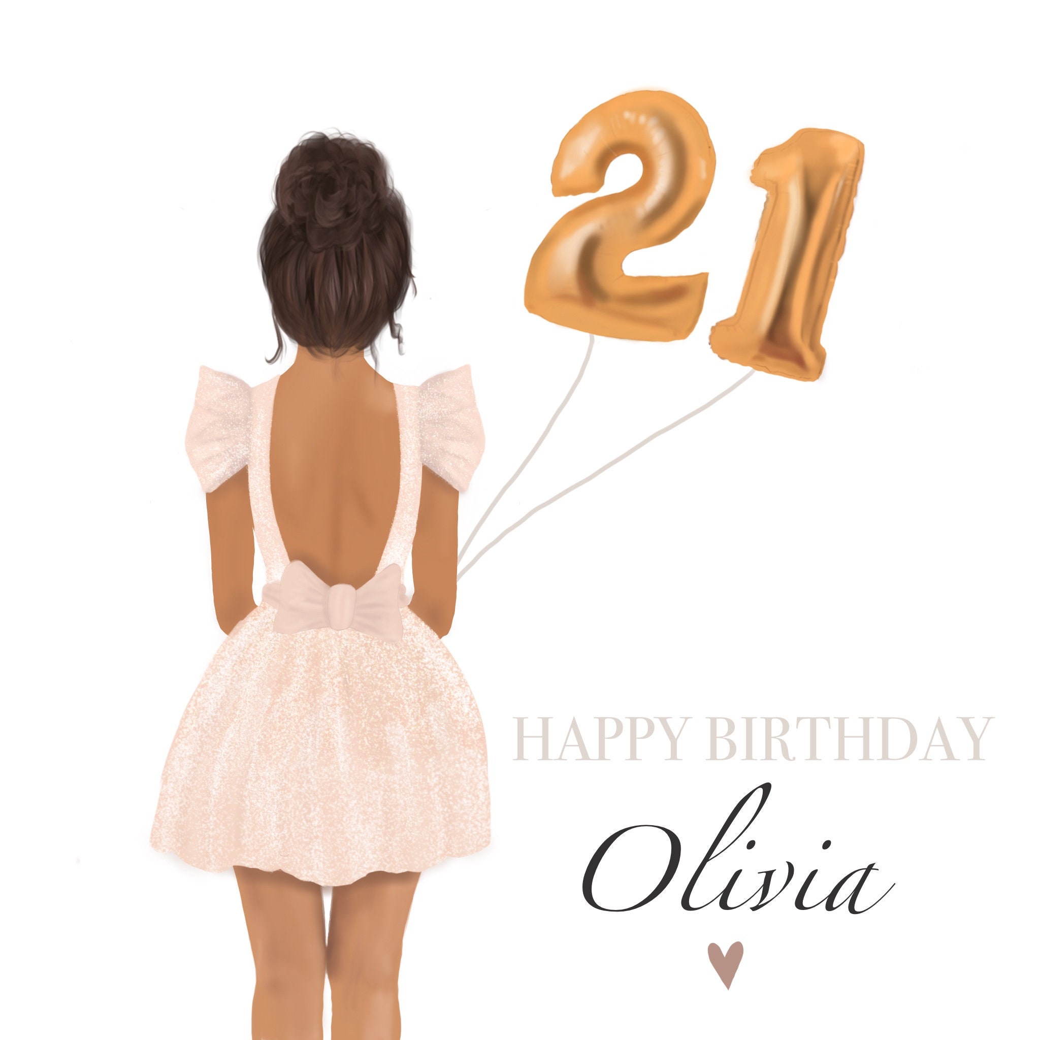 Personalised 21st Birthday Card - Card for 21st Birthday - Twenty