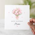 Flower Bouquet Mum Birthday Card, Birthday Card For Mum, Happy To A Very Special Mum Card, Birthday Gift For Mum