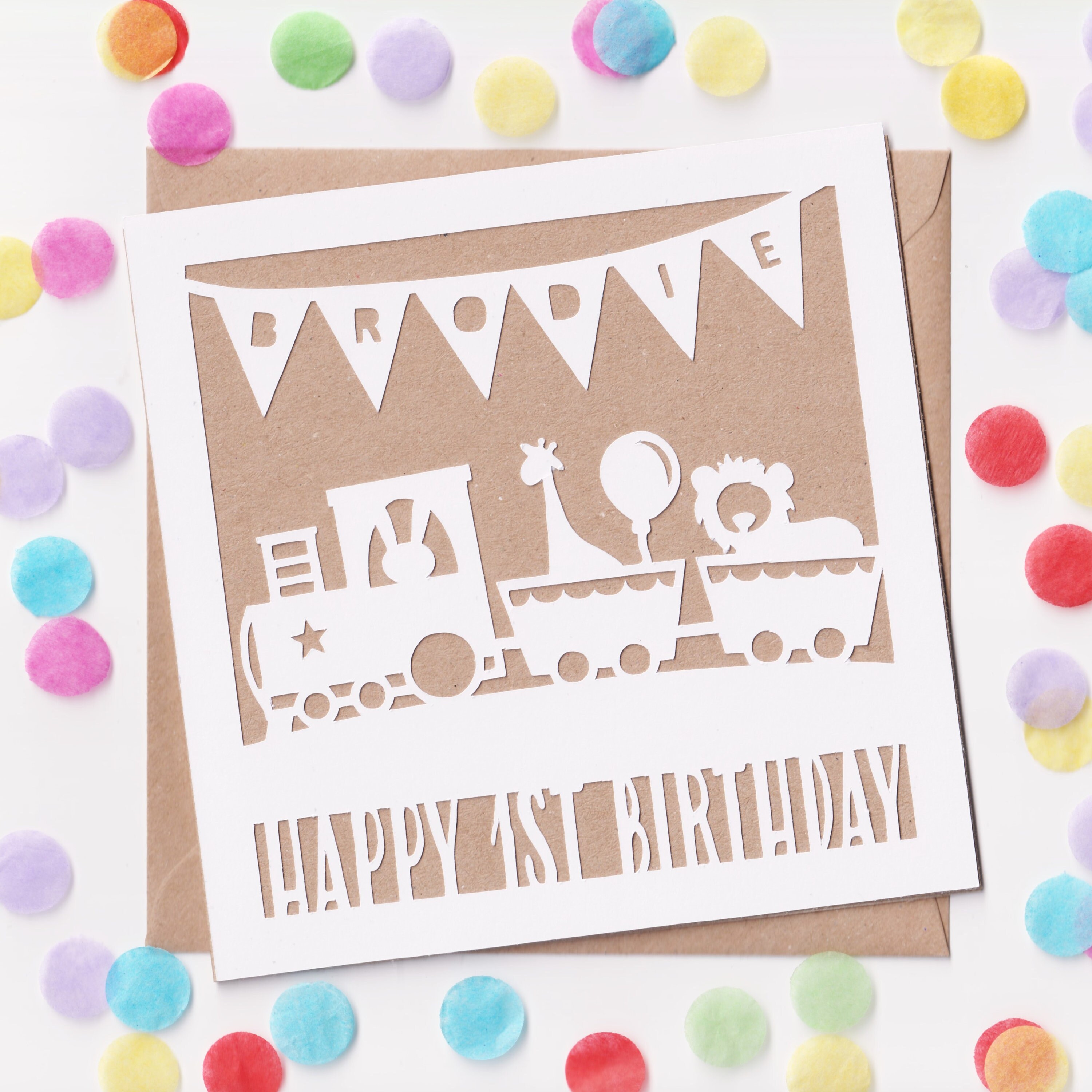 Personalised 1st Birthday Card - Train 1st Birthday Card For Boy - Pa…