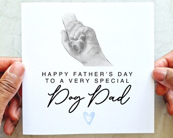 My Dog Dad Birthday Poem Card - Dad Birthday Card From The Dog - Dad Birthday Card From Dog - Dog Dad Birthday Card - Dog Dad