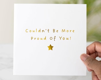 WHITE COTTON CARDS Biglietto Grande Well Done You're Amazing