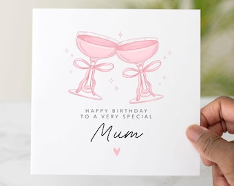 Mum Birthday Card, Birthday Card For Mum, Birthday Card Mum, Mum Card, Birthday Gift For Mum