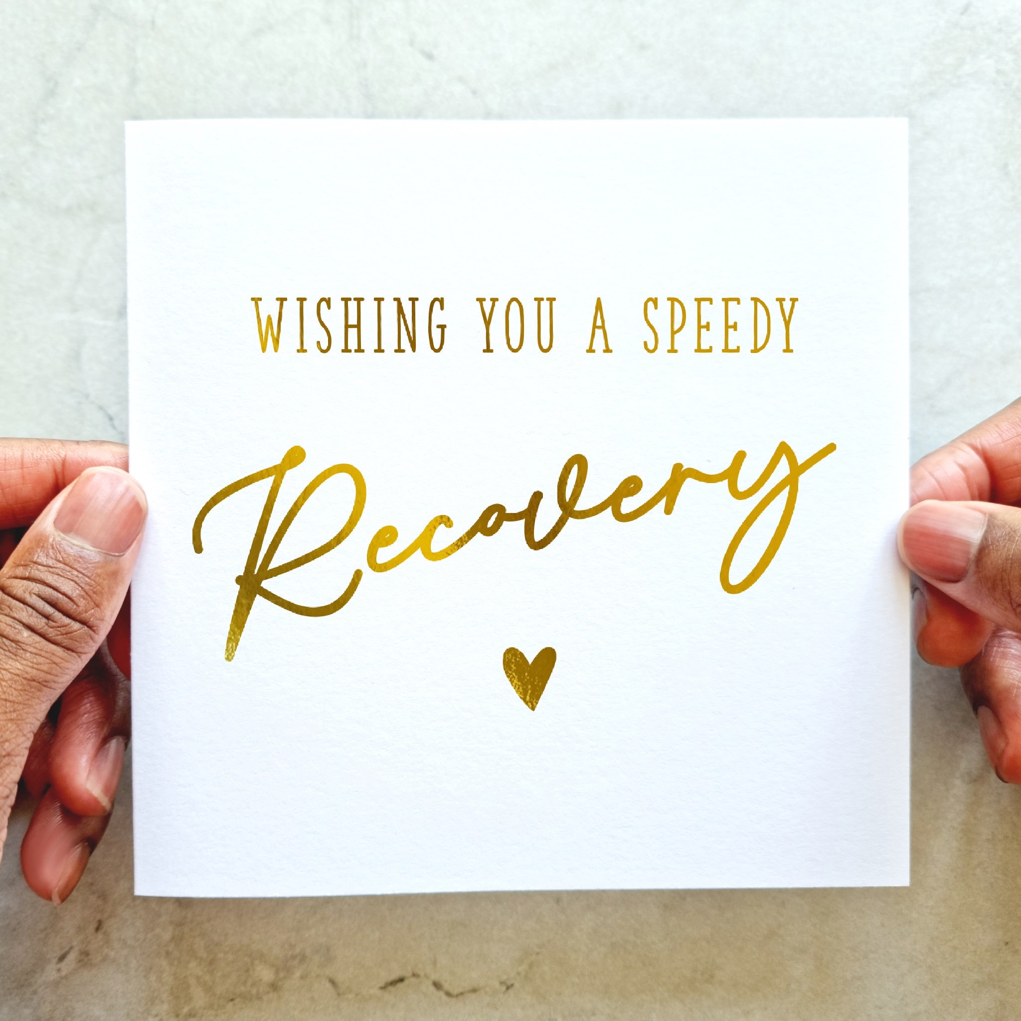Wishing You a Recovery Get Well Soon Card - Wishing You A Speedy ...