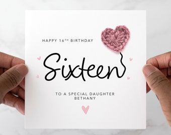 Stuff4 Carte D'anniversaire De 16 Ans Pour Filles – Cartes D'anniversaire Pour Fille De 16