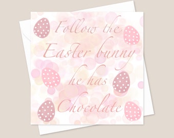 Funny Easter Card - Easter Card - Printed Easter Card For Girls - Humour Easter Card - Easter Card - Happy Easter Cards - Easter Bunny