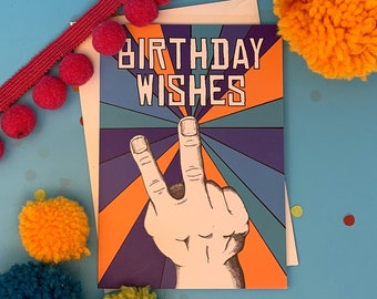 Sweary Birthday Card