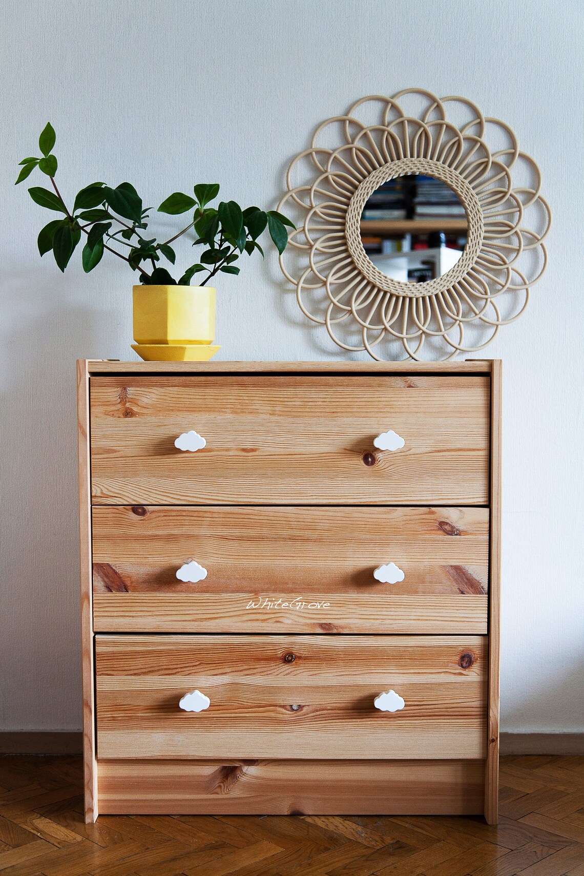 Wardrobe knobs/cloud knobs/cloud drawer pulls/Nursery dresser Etsy