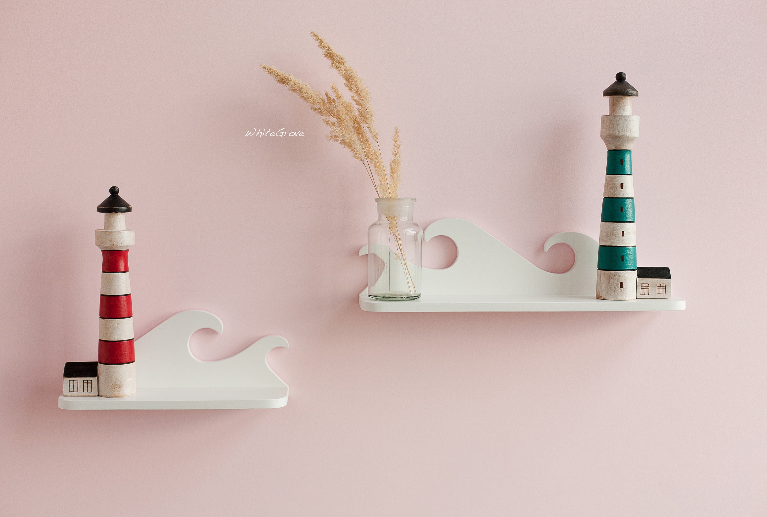 Coastal Wall Decor/coastal Shelf/nursery Shelve/kid Etsy