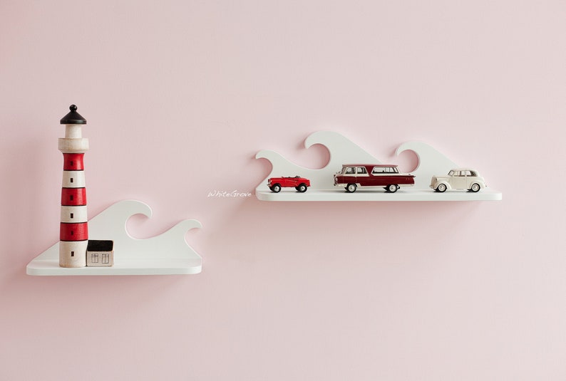 Coastal Wall Decor/coastal Shelf/nursery Shelve/kid Etsy