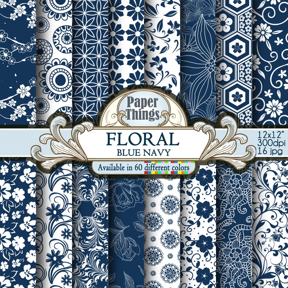 Floral Patterned Paper, Floral Scrapbook Paper, Printable Pretty Paper,  Vintage Floral Paper, 12 X 12 Paper, Flower Paper, Commercial Supply 