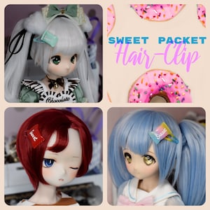 Sweet Packet Hair Clip - for Dollfie Dream, BJDs, Smart doll and other dolls