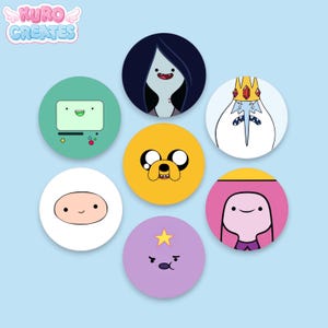 Adventure Time Gesichtsabzeichen